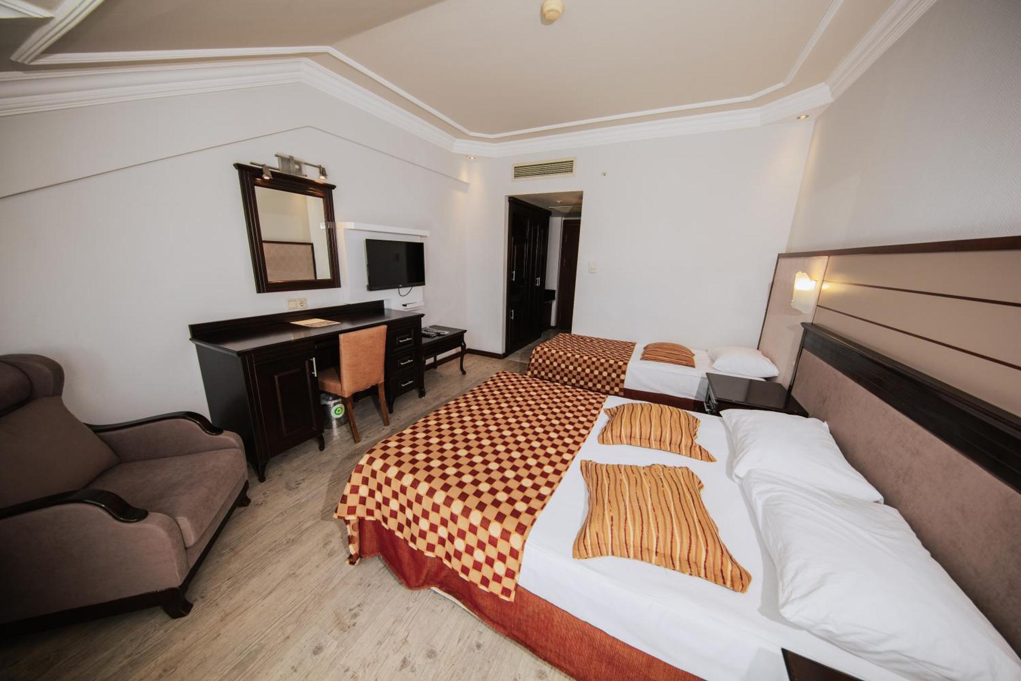 Tweepersoonskamer met 1 of 2 Bedden en Uitzicht op Zee